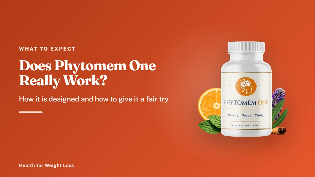 Does Phytomem One really work: a single Phytomem One bottle beside our summary of how the formula is designed