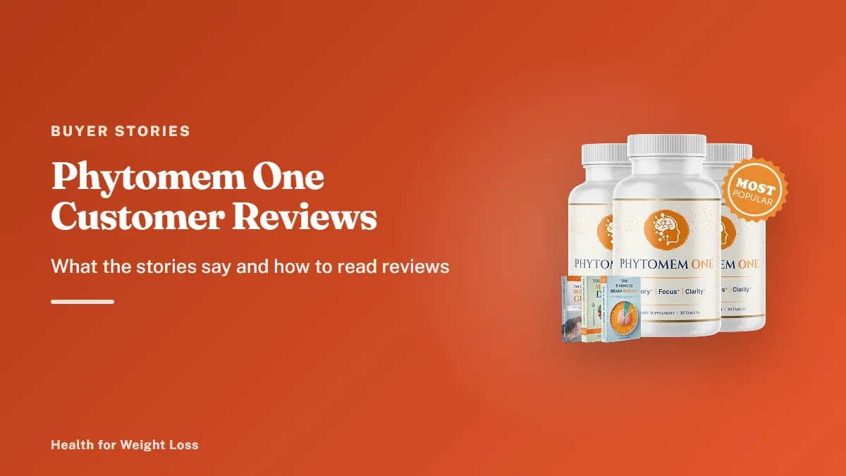 Phytomem One customer reviews: the 3-bottle Phytomem One package with its bonus e-books beside our review-reading guide