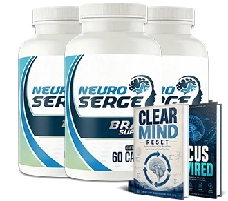 Neuro Serge 3 Bottles bundle as shown by the seller