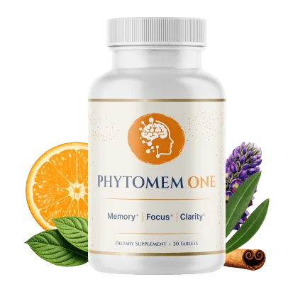 Phytomem One bottle labeled Memory, Focus and Clarity, product photo from the seller