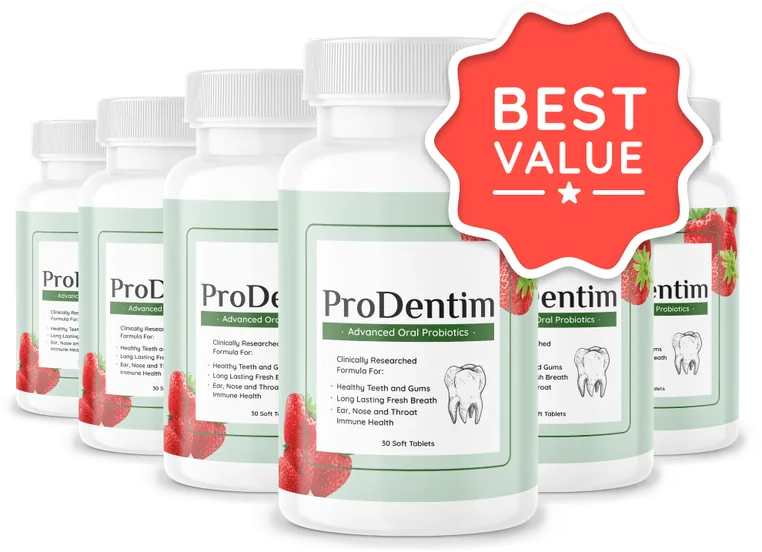 ProDentim 6 Bottles bundle as shown by the seller
