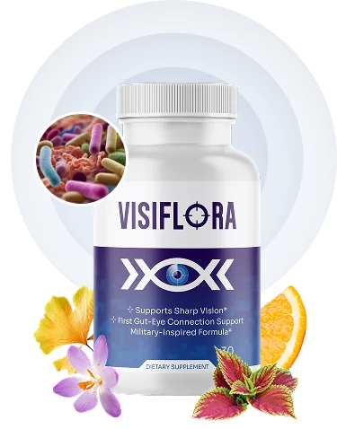 VisiFlora capsule bottle, product photo from the seller