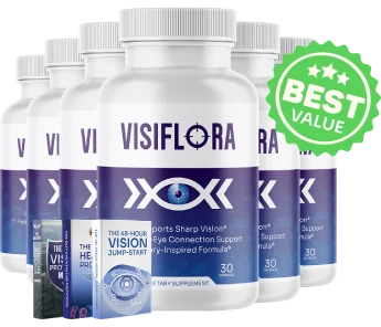 VisiFlora 6 Bottles bundle as shown by the seller