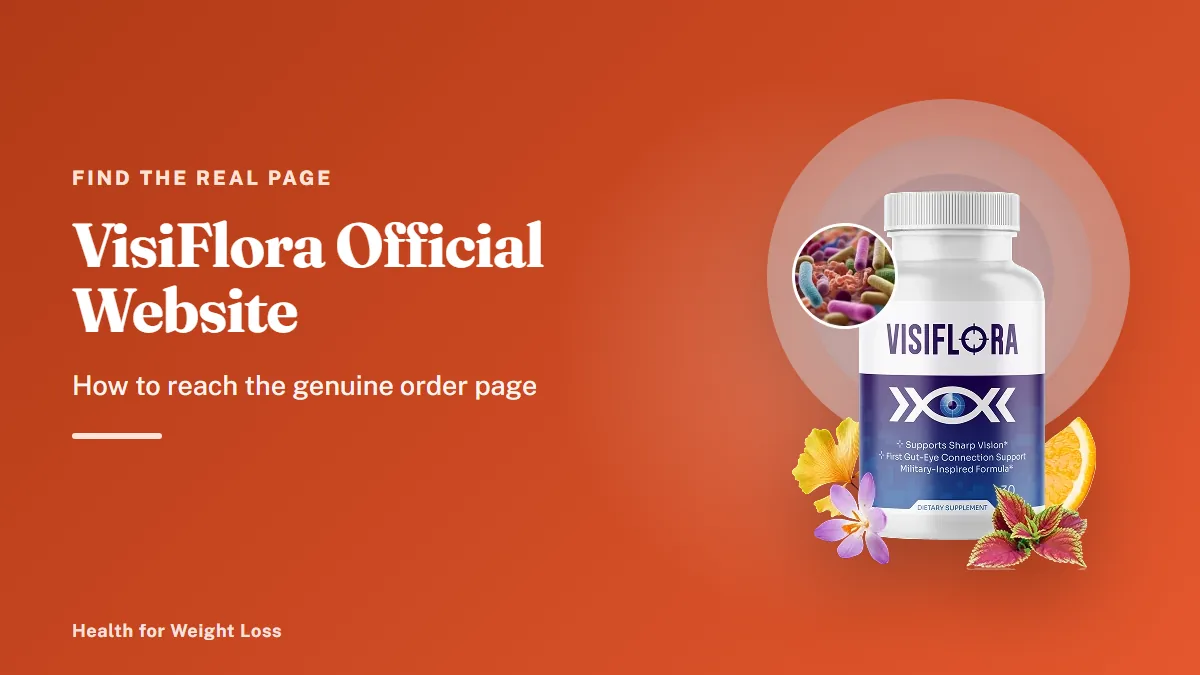VisiFlora official website guide: a single VisiFlora bottle with flowers, the product sold on the seller's genuine order page