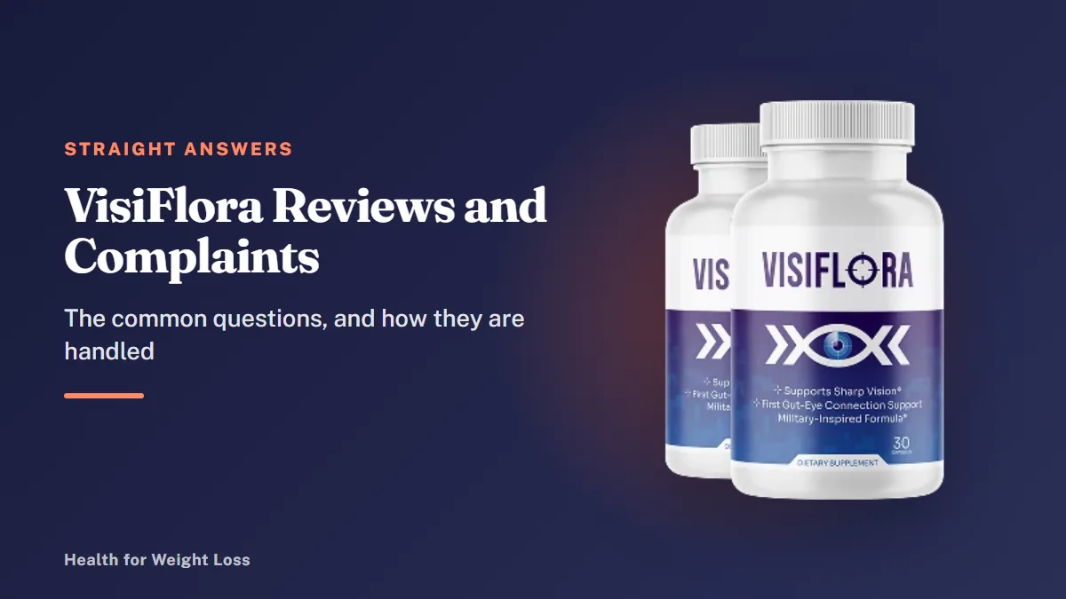 VisiFlora reviews and complaints: the two-bottle VisiFlora package shown as the entry-level order